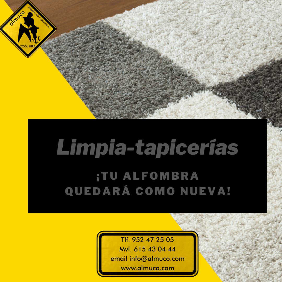 Recomendaciones de limpieza para moquetas, alfombras y tapicerías