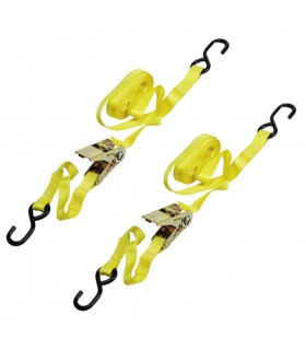 CINTA DE AMARRE CON RATCHET 25 MM. X 4,5 METROS (BLISTER 2 PIEZAS)