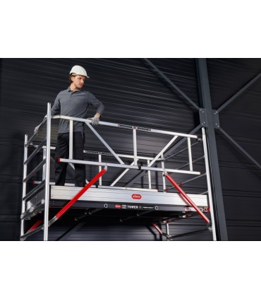 Torre móvil RS TOWER 51 de ancho simple Plataforma 245cm