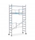 Andamio plegable aluminio, con plataforma sin trampilla