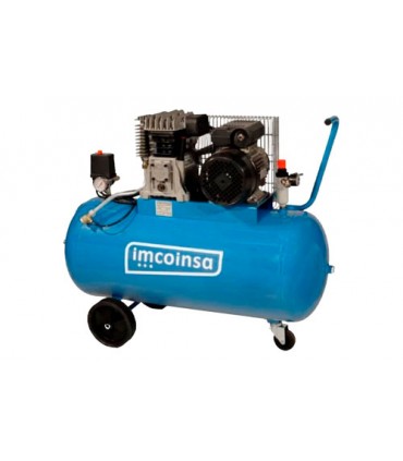 Portable Belt Air Compresor 2.5CV 100 Lts.